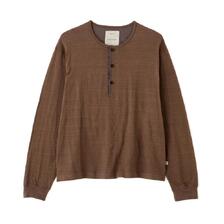 AVIREX TFQP by HANDROOM HENLEY NECK KNITSEWN 7835230054画像