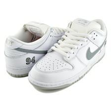 NIKE SB DUNK LOW OG QS SUPREME wht/metallic silver-wht HQ8487-100画像