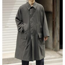 INTERIM MILITARY WOOL SERGE HYPER BIG HUNTING OVER COAT IT25A041画像