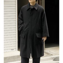 INTERIM BRUSHED FELTED WOOL lining TRICOLOR CHECK DEADSTOCK HYPER BIG HUNTING OVER COAT IT25A017画像