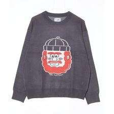 gym master ジャガードニット open your heart クルーネック G621793画像