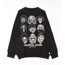 gym master ジャガードニット carefree smile クルーネック G621792画像