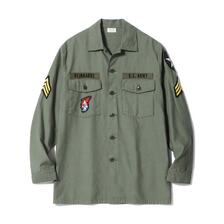 Buzz Rickson's Lot No. BR29586 / SHIRT MAN'S COTTON SATEEN OLIVE GREEN SHADE107 &ldquo;DEMILITARIZED ZONE&rdquo;画像