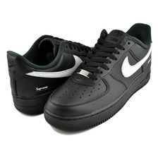 NIKE AIR FORCE 1 LOW / SUPREME blk/wht-blk CU9225-002画像