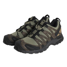 SALOMON XA PRO 3D DISTRESSED LEATHER Dark Earth / Black / Deep Lichen Green L47797400画像