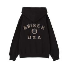 AVIREX LEOPARD VARSITY LOGO PARKA 7835231607画像