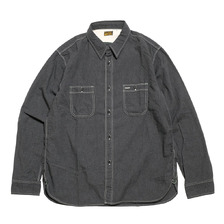 BURGUS PLUS Beta Chambray Work Shirt Heathr Gray HBP-300CHB画像