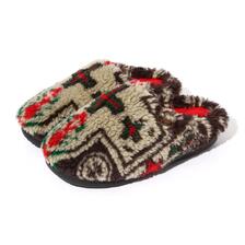 MANASTASH &times; SUBU CHIMAYO FLEECE SANDAL BROWN 7924993003画像