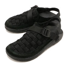 Chaco CANYON WOVEN CLOG TRIPLE-BLACK JCH110049Z画像