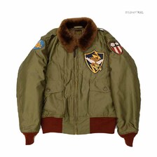 Buzz Rickson's Type B-10 RED RIB VERSION &ldquo;SUPERIOR TOGS CO., INC. 23rd FIGHTER SQ.  FLYING TIGERS&rdquo; BR15746画像