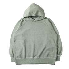 BARNS Pigment Dye G.O.A.T. Slub Hoodie Solid Color BR-25416画像