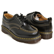 Dr.Martens LOWELL MOC TOE SHOE BLACK ANALINE 31816001画像