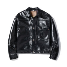 Buzz Rickson's Lot No. BR80665 / WILLIAM GIBSON COLLECTION BLACK LEATHER BLOUSE画像