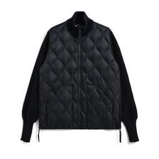 TAION MILITARY HI NECK KNIT+DOWN TAION-102ALSSNZML-1画像