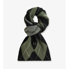 FRED PERRY Brushed Argyle Scarf C1133画像