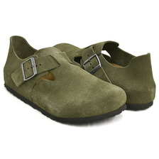 BIRKENSTOCK LONDON NARROW THYME / SUEDE LEATHER 1030829画像