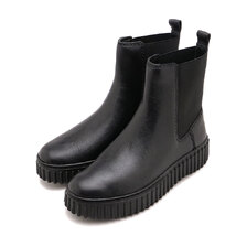 Clarks Torhill Maple Black-Leather 26173858画像