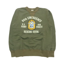 Buzz Rickson's SET-IN CREW NECK SWEAT SHIRTS &ldquo;64th EMERGENCY RESCUE SQDN&rdquo; BR69635画像