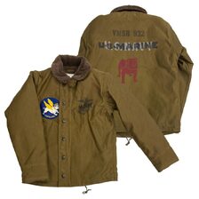 FREEWHEELERS NAVY DEPARTMENT 1944 U.S.M.C. Marine Scout Bombing SQ932 &ldquo;TEUFELHUND&rdquo; TYPE N-1 2531002画像