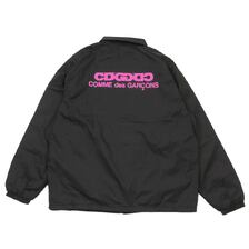 CDG COMME des GARCONS PINK LOGO COACH JACKET画像