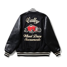 HOUSTON 51517 MELTON AWARD JACKET (VALLEY)画像