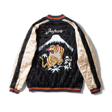 HOUSTON 51528 RAYON SOUVENIR JACKET (TIGER)画像
