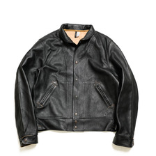 Mister Freedom x Sugar Cane MFSC COWHIDE LEATHER CAMPUS "STUD" JACKET SC80674画像