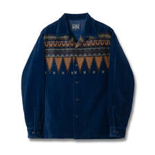 STUDIO D'ARTISAN インディゴコーデュロイシャツ 5731画像