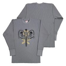 FREEWHEELERS CREW NECKED THERMAL LONG SLEEVE SHIRT &ldquo;KNUCKLE BONES&rdquo; on &ldquo;AAF 90thBG 400thBSQ&rdquo; 2535008画像