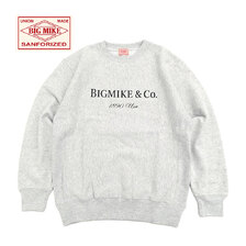 BIG MIKE Luxury Logo Crew Sweat 102538871画像
