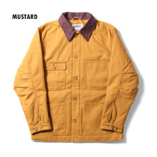 HOUSTON 51407 SOLID VIYELLA COVERALL画像