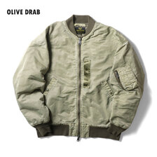 HOUSTON 51505 PIGMENT DYE RELAX MA-1 FLIGHT JACKET画像