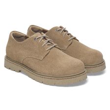 BIRKENSTOCK HIGHWOOD LACE LOW (REGULAR) SUEDE LEATHER TAUPE 1029696画像