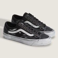 VANS OTW OLD SKOOL 36 VIBRAM DISTRESSED SILVER VN000D2GSLV画像