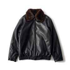 Subciety Fur lining faux leather jkt 155-62023画像
