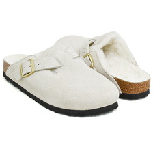 BIRKENSTOCK BOSTON SHEARLING (REGULAR) ANTIQUE WHITE 1026180画像