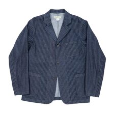 Workers Indigo Herringbone Lounge Jacket画像