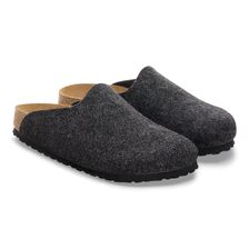 BIRKENSTOCK AMSTERDAM (REGULAR) FELT ANTHRACITE 1030165画像