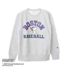 Champion REVERSE WEAVE CREWNECK SWEATSHIRT - SNOOPY BASEBALL - C3-C040画像