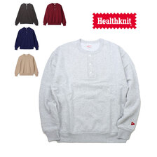 Healthknit CLASSIC SWEAT HENLEY NECK L/S 54005画像