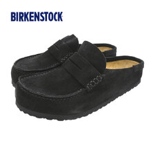 BIRKENSTOCK NAPLES WRAPPED (REGULAR) SUEDE LEATHER BLACK 1030795画像