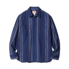 SUGAR CANE Lot No. SC29579 / NATIVE AMERICAN INDIGO DOBBY WORK SHIRT画像
