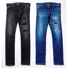 女神織denimes &times; VIRGOwearworks DAMAGE DENIM VG-CB-153画像