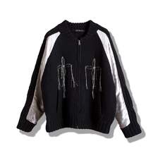 NO ID. ドッキングニットスーベニアJKT 857010-380B画像