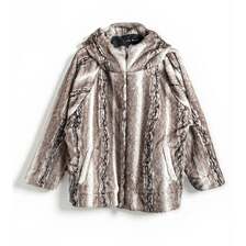 NO ID. フェイクファーBIGフーデッドBLZ 857006-377B画像