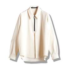 NO ID. フライフロントハーフZIP-SH 857006-381S画像