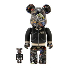 AVIREX &times; BE@RBRICK 50th ANNIVERSARY BE@RBRICK AVIREX 50th VARSITY 100% & 400% 7835970018画像