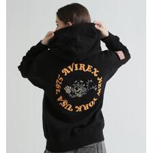 AVIREX WOMAN SAGARA CIRCLE LOGO TOMCAT ZIP PARKA 7836131603画像