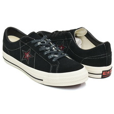 CONVERSE ONE STAR SUEDE / STRANGER THINGS 5 BLACK 33702430画像