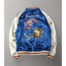 THE FLAT HEAD SOUVENIR JACKET - TIGER & DRAGON FN-OJ-SV003画像